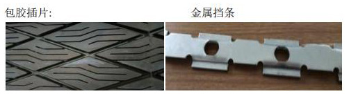 快拆式滚筒包胶插片 快拆式滚筒包胶插片